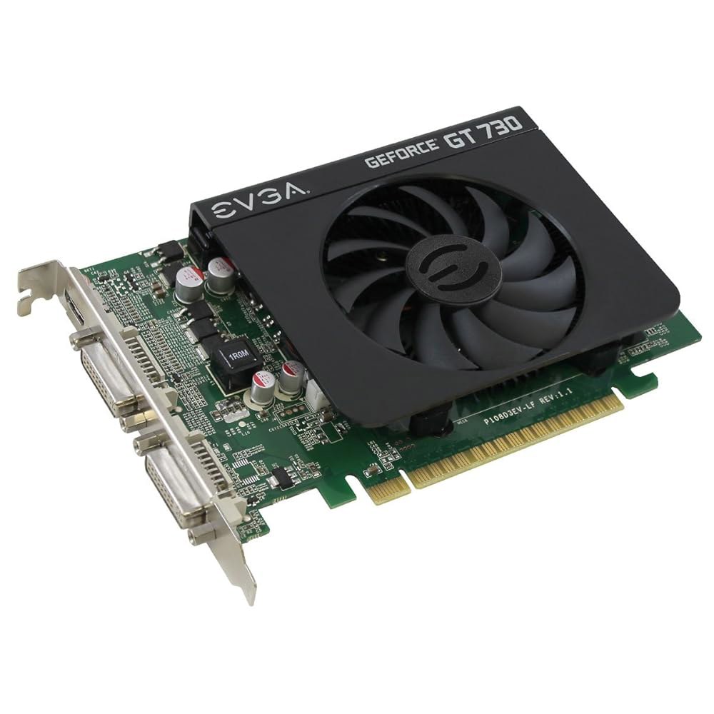 EVGA GeForce GT 730 1GB DDR3 128비트 듀얼 DVI mHDMI 그래픽 카드 01G-P3-2731-KR 1 GB 128bit - 상세 이미지 3