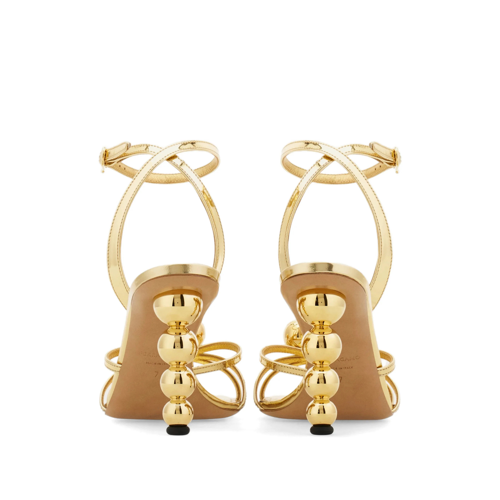 페라가모 여성 부츠 FW26 01K335 0794809 1C GOLD - 상세 이미지 4