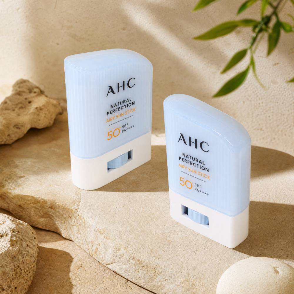 AHC 내추럴퍼펙션에어리선스틱 지속 내수성 산뜻 보송 선스틱 14g, 4개 - 상세 이미지 4