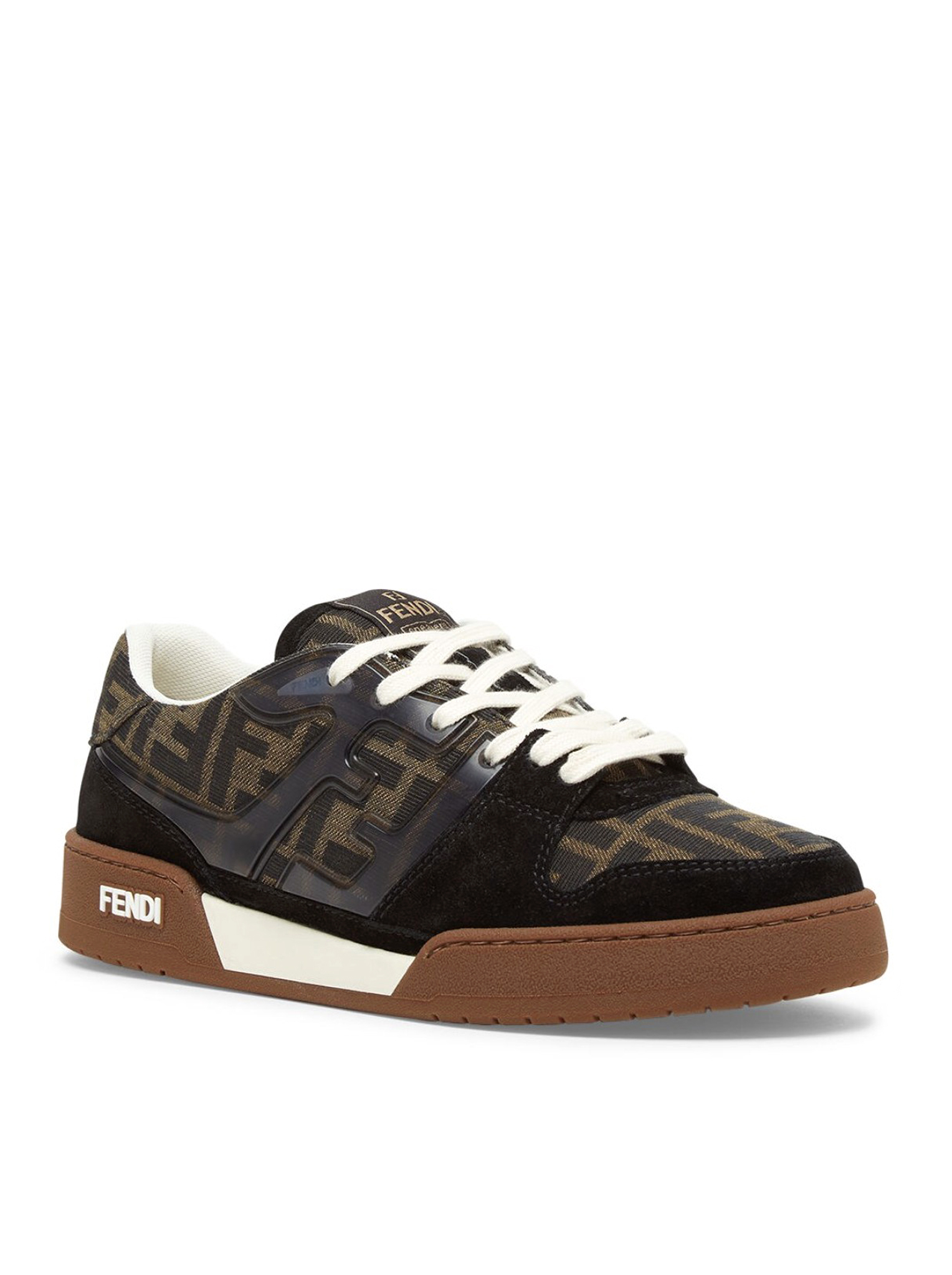 펜디 여성 운동화 SS26 블랙 화이트 8E8470AQ6IF17JT TOBACCO - 상세 이미지 2