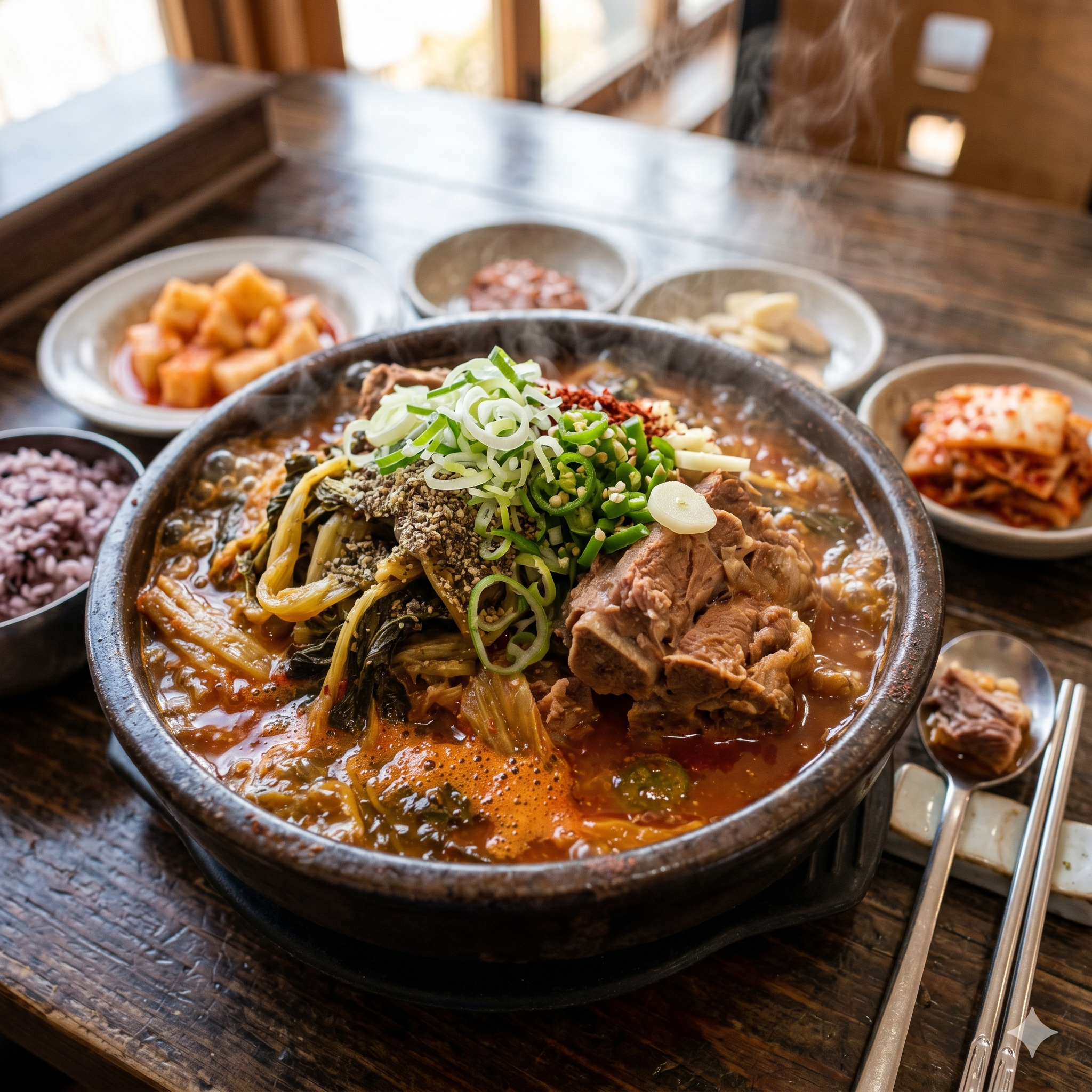 삼형제고기 우거지 뼈해장국 1kg 돼지 목뼈 감자탕 밀키트 - 상세 이미지 3