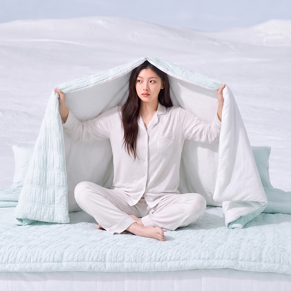 올포베딩 아이스 스퀘어 냉감이불 시원한 여름이불 - 상세 이미지 3