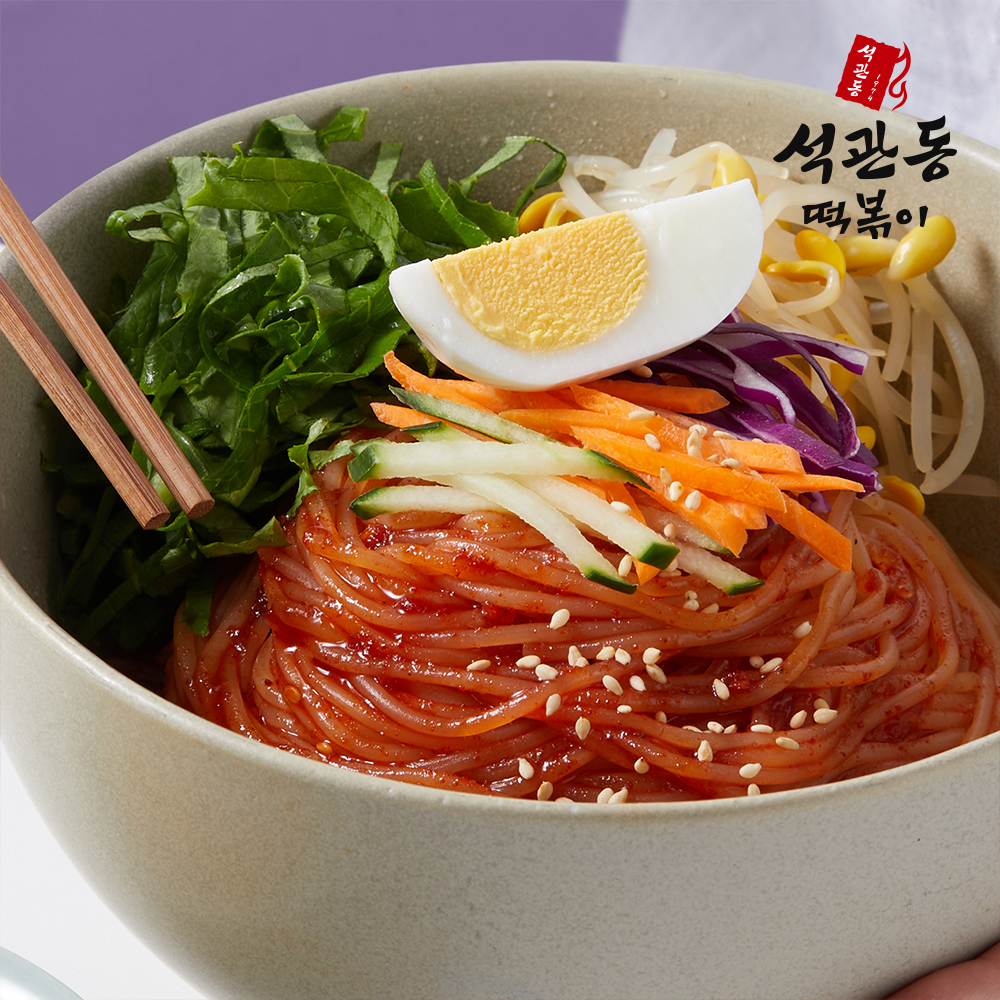 석관동떡볶이 매콤쫄면 2인분 쫄면 사리 - 상세 이미지 4