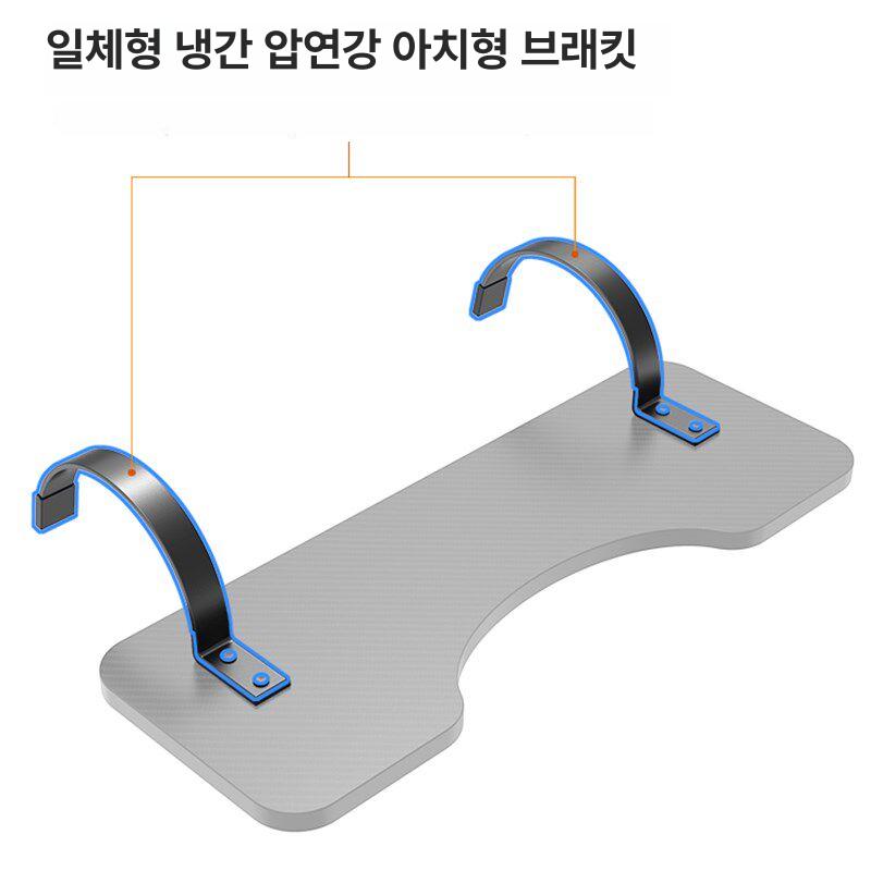 연장 선반 받침대 책상 확장 보드 무타공 사무실 키 테이블 액세서리 - 상세 이미지 2