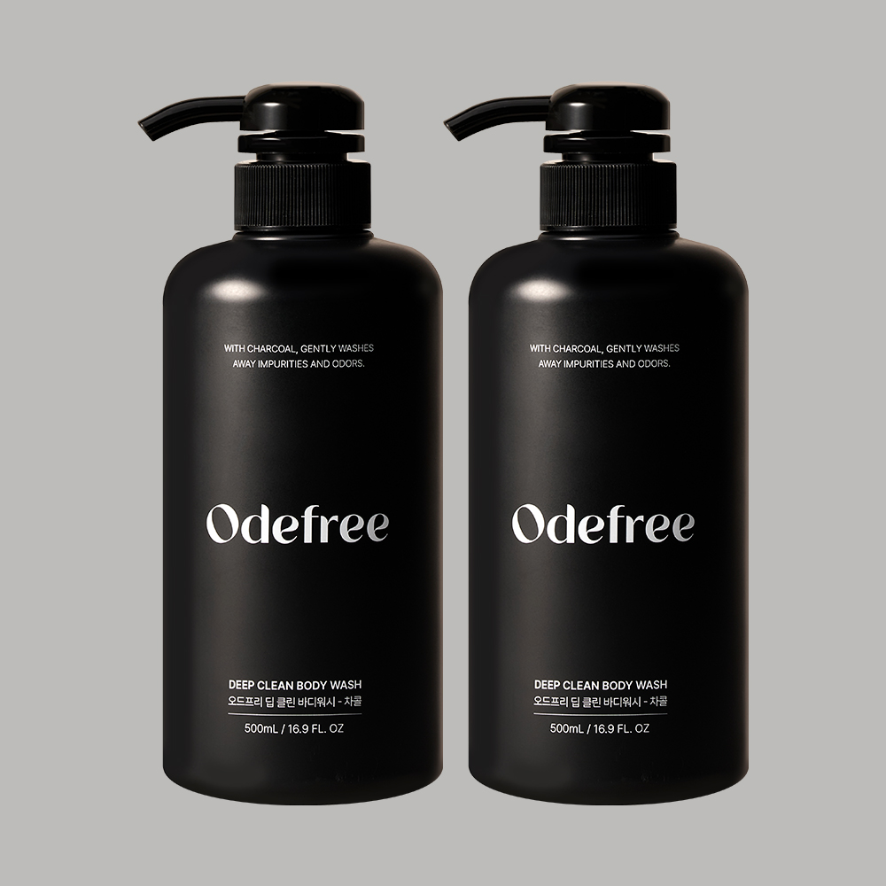 오드프리 딥 클린 바디워시 체취 땀냄새 제거 노네랄 바디클렌저 500ml, 2개 - 상품 이미지