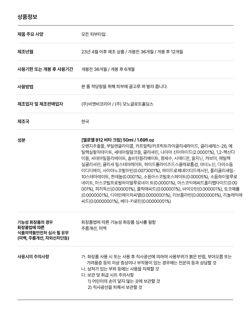 ELROEL B12 Vita Cream - description 4