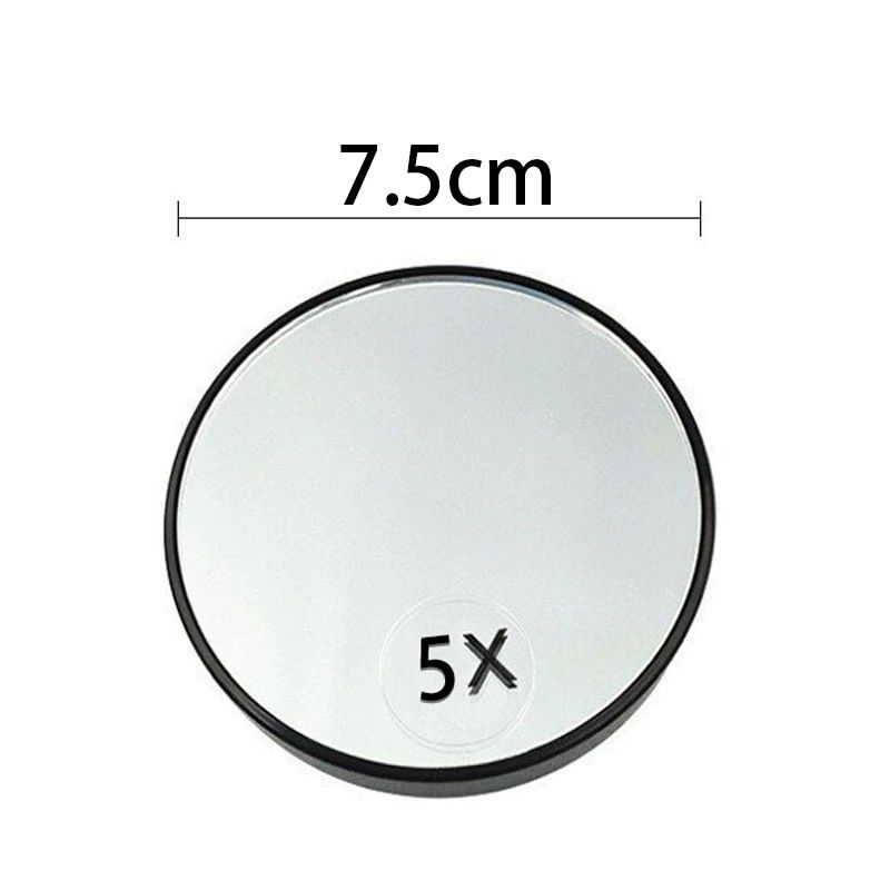 확대 20배 거울 확대경 10배 메이크업 블랙 13cm 5배 - 상세 이미지 3