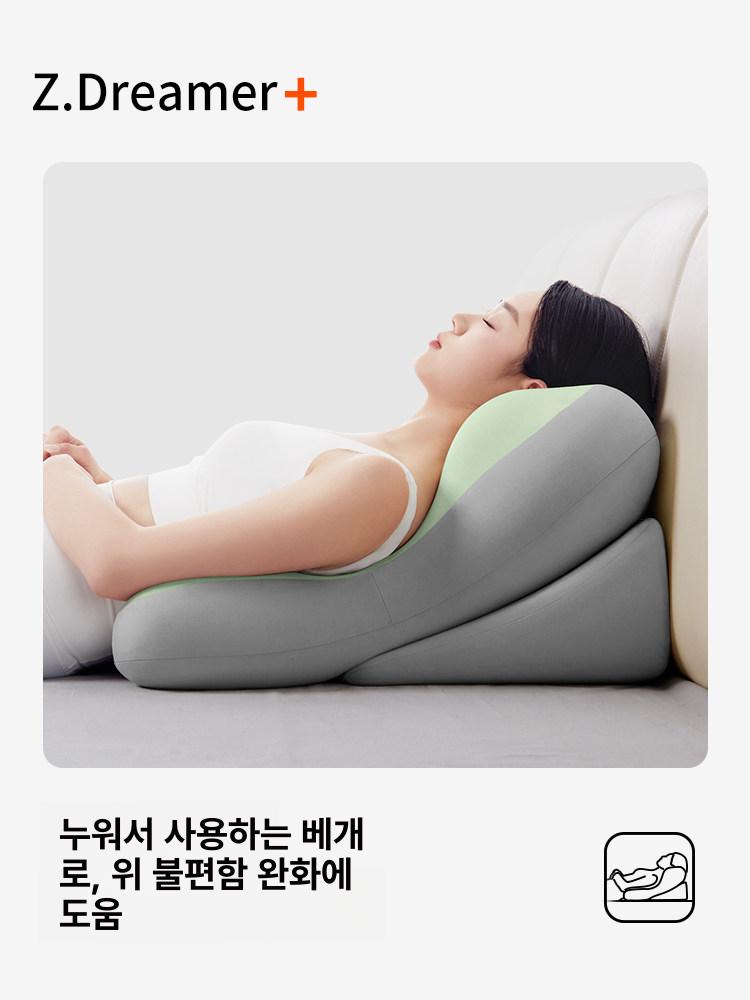 침대 쇼파 등받이 쿠션 목베개 요추 허리 받침 헤드 편안한 수면 쿠션 - 상세 이미지 3