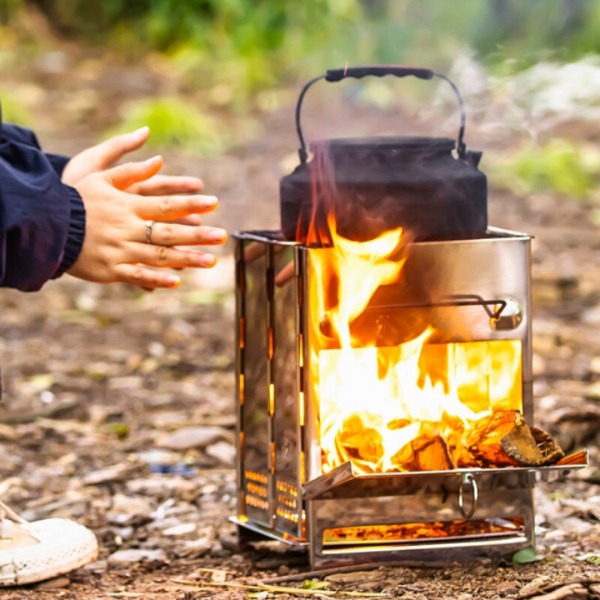 불멍 화로대 차박 캠핑 침니스타터 장작 bbq 요리 - 상세 이미지 2