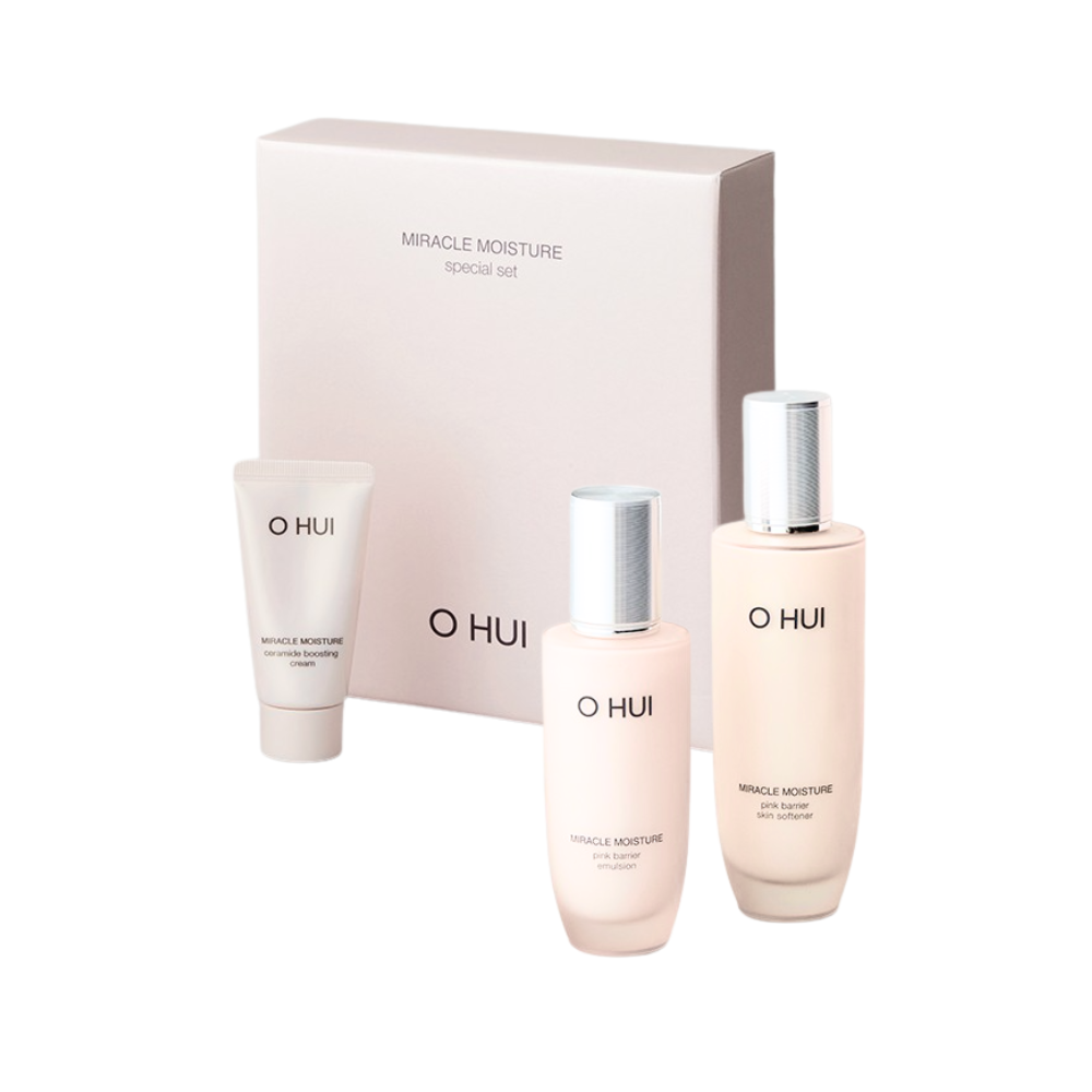 오휘 미라클 모이스처 핑크 베리어 2종 기획 (스킨소프너 150ml+에멀전 130ml) - 상품 이미지