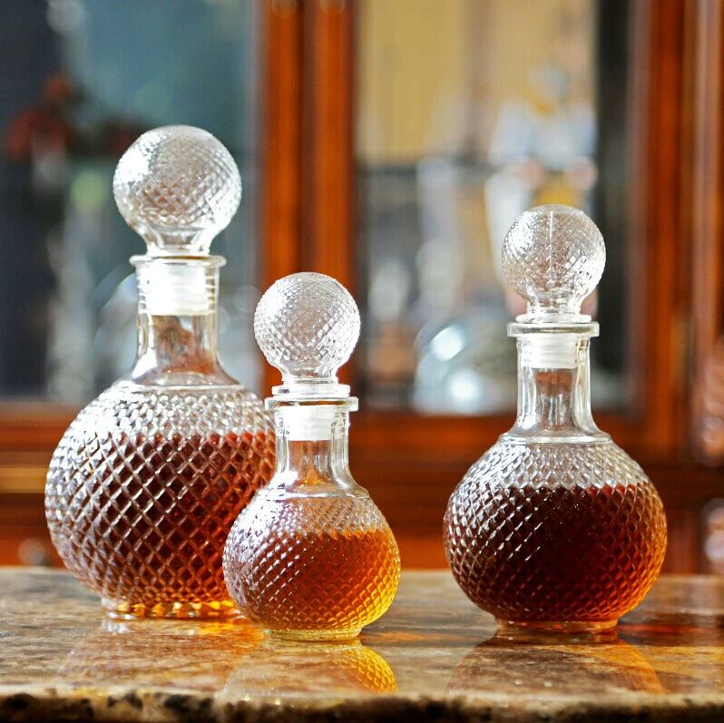 위스키 디캔터 양주 유리 위스키에어링 와인 고급 250ml - 상품 이미지