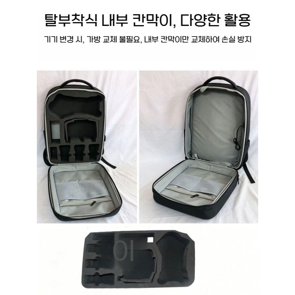아바타360 백팩 수납 가방 드론 휴대용 방수 배낭 - 상세 이미지 5