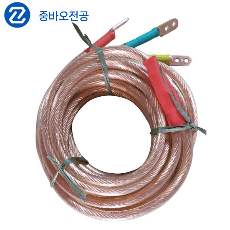 단락 배전실 특고압 방전 절연봉 전로 접지 커넥터 케이블 전기 스위치 와이어 공구 플러그 0.5m 플랫 그라운드 로드 - 상세 이미지 2