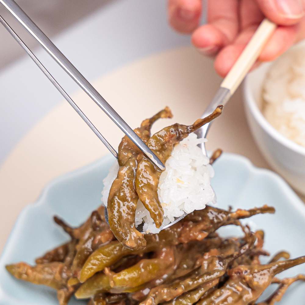 된장고추장아찌 삭힌 고추 무침 국산재료 순창 가남 500g, 1개 - 상세 이미지 4