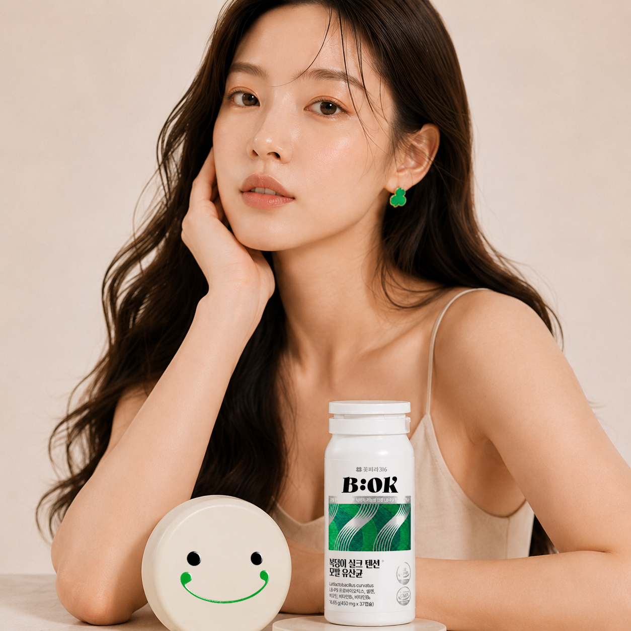 [30+7] 비오케이 실크텐션 헤어 모발 머릿결 유산균 LB-P9 복덩이 머리카락 영양제 이미지 4
