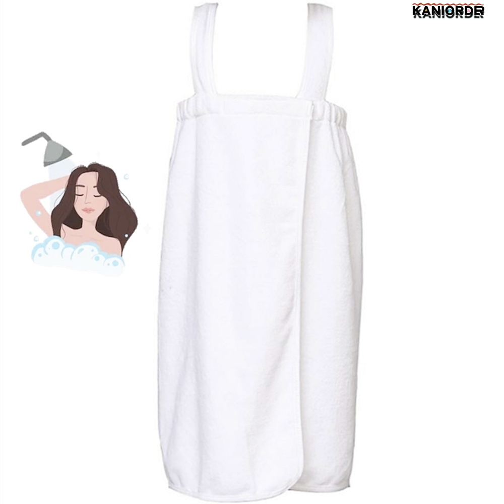 타올 원피스 순면 바스 로브 어깨 탑 밴딩 호텔 샤워 치마 프리 - 상품 이미지