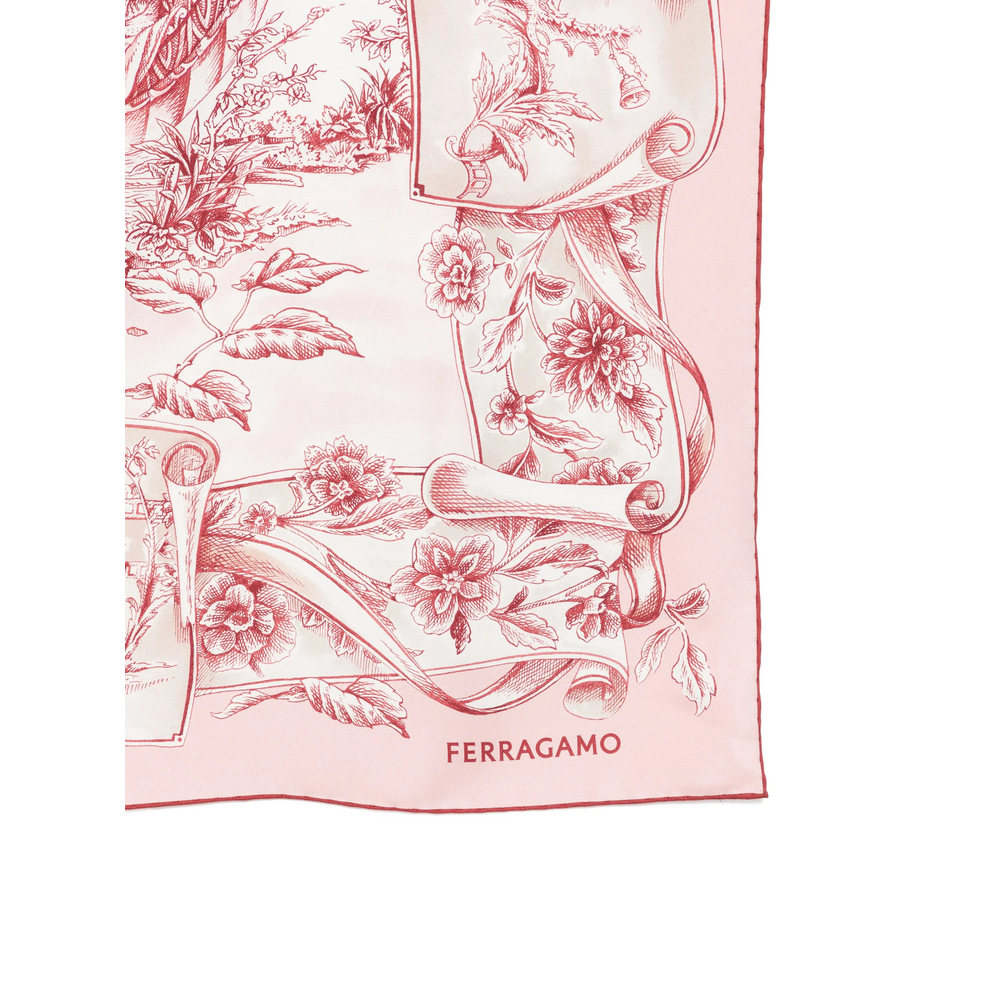 페라가모 여성 스카프 FW26 310244 0795589 ROSA - 상세 이미지 3