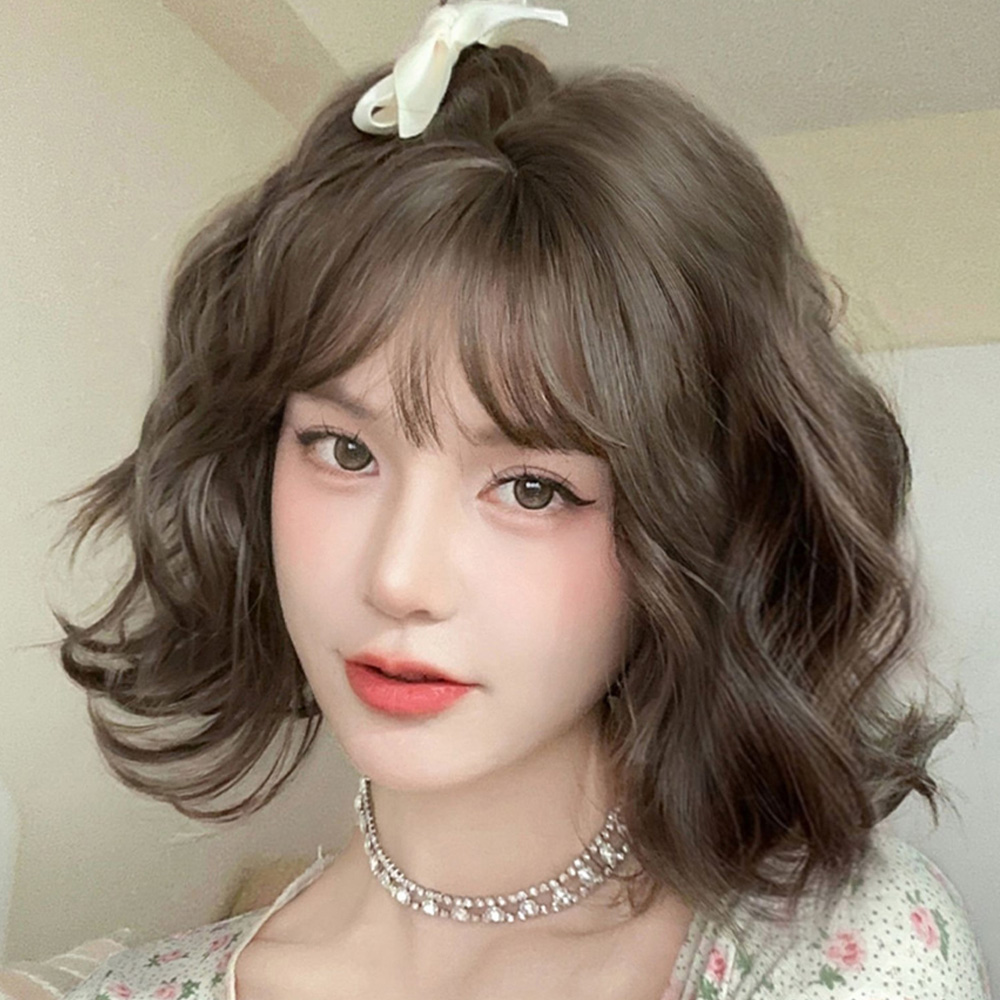 폰디즈 물결웨이브 단발머리 여성 통가발 SD-251225 - 상품 이미지