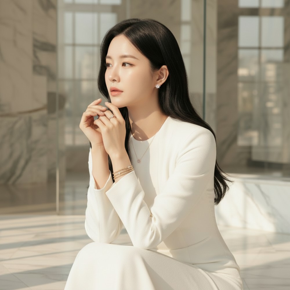골드 로프 체인 팔찌 레이어드 데일리 여성 팔찌 14K 18K 금 선물 - 상세 이미지 3
