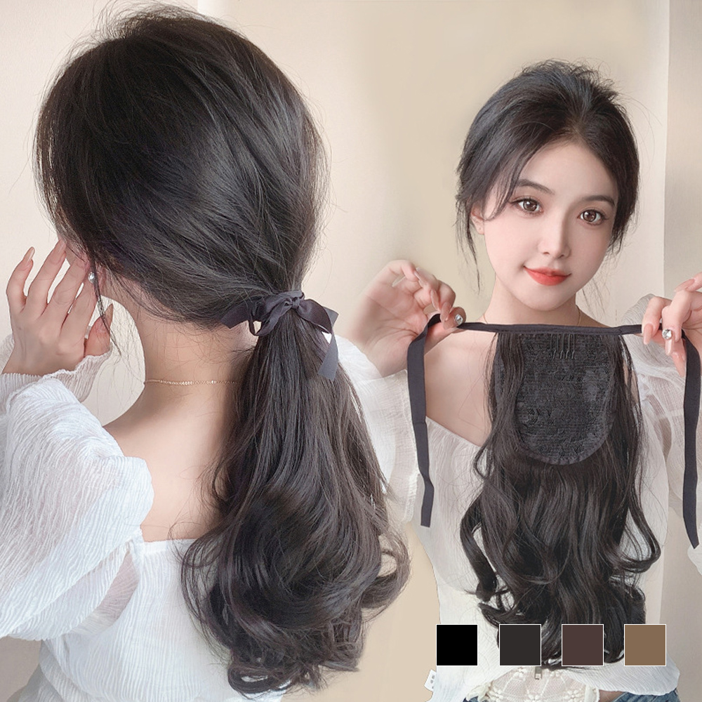 S컬 포니테일 묶음머리 부분가발 SD-230339 - 상품 이미지