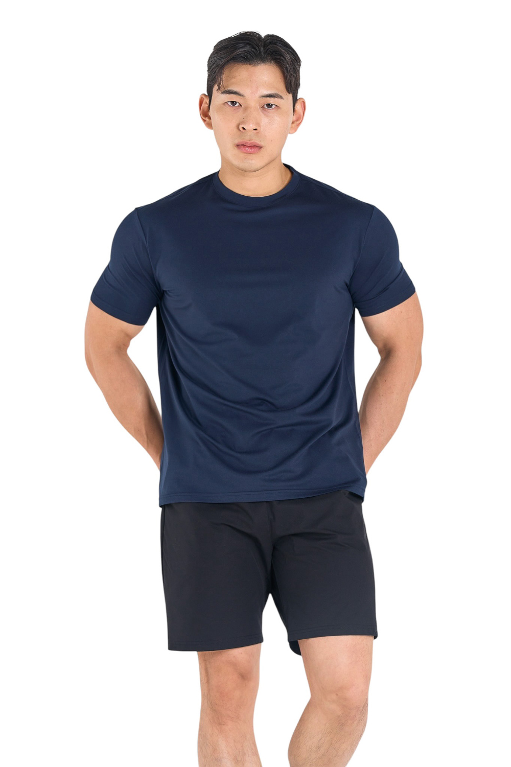 브이엔에프 [2PACK] 흡한속건 모카원단 기능성머슬핏반팔 이미지 8