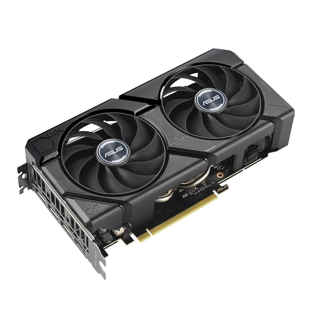 ASUS 듀얼 지포스 RTX 4060 EVO OC 에디션 8GB GDDR6(PCIe 4.0, GDDR6, DLSS 3, HDMI 2.1a, 디스플레이포트 1.4a, 축류 팬 디자인 - 상세 이미지 2