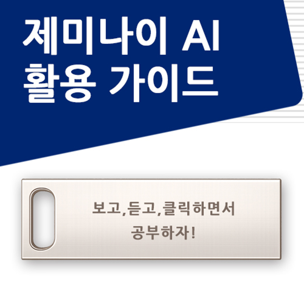 제미나이  ai 책 서적 도서 교재 입문서 기초 독학 배우기 초보 초급 강좌 - 상품 이미지