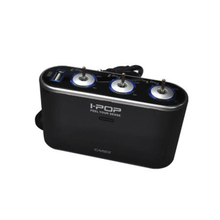 카렉스 카렉스 아이팝 스위치 USB 3구소켓 멀티시거잭