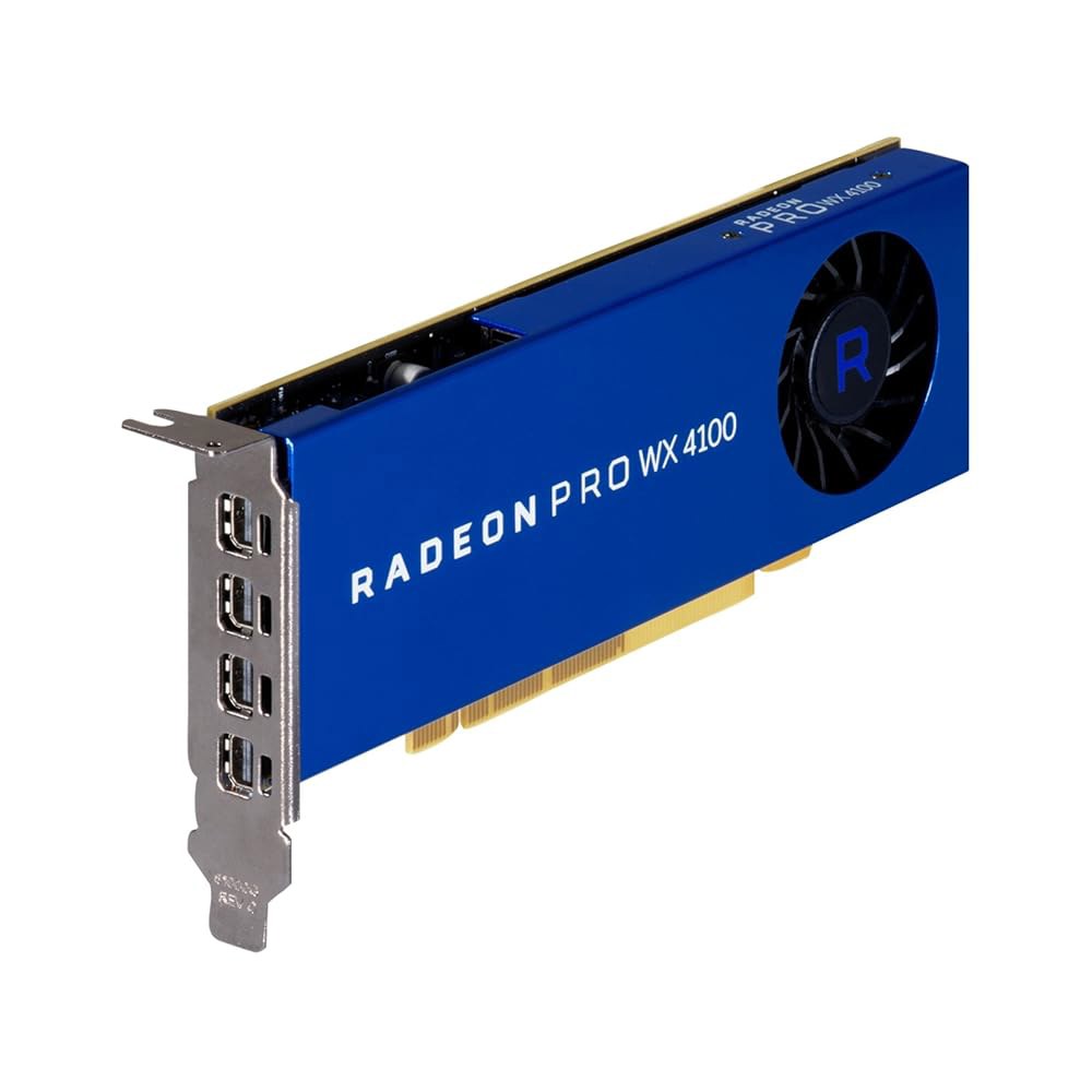 AMD 라데온 프로 WX 4100 그래픽 카드 로우 프로파일 4GB GDDR5 (Z0B15AT) - 상품 이미지