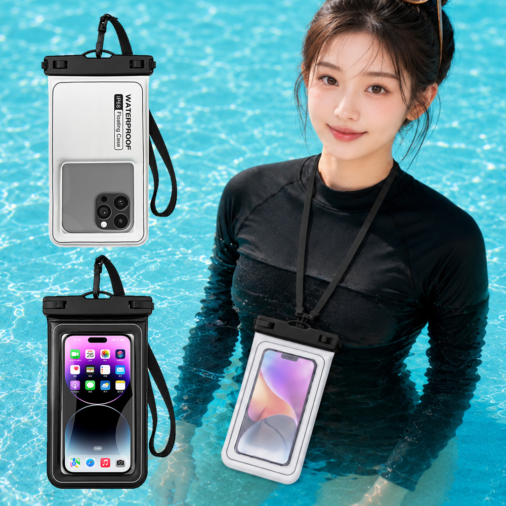 제커 플로팅 방수팩 핸드폰방수팩 휴대폰 스마트폰 가방 물놀이 아이폰 워터파크 워터밤 이미지 7