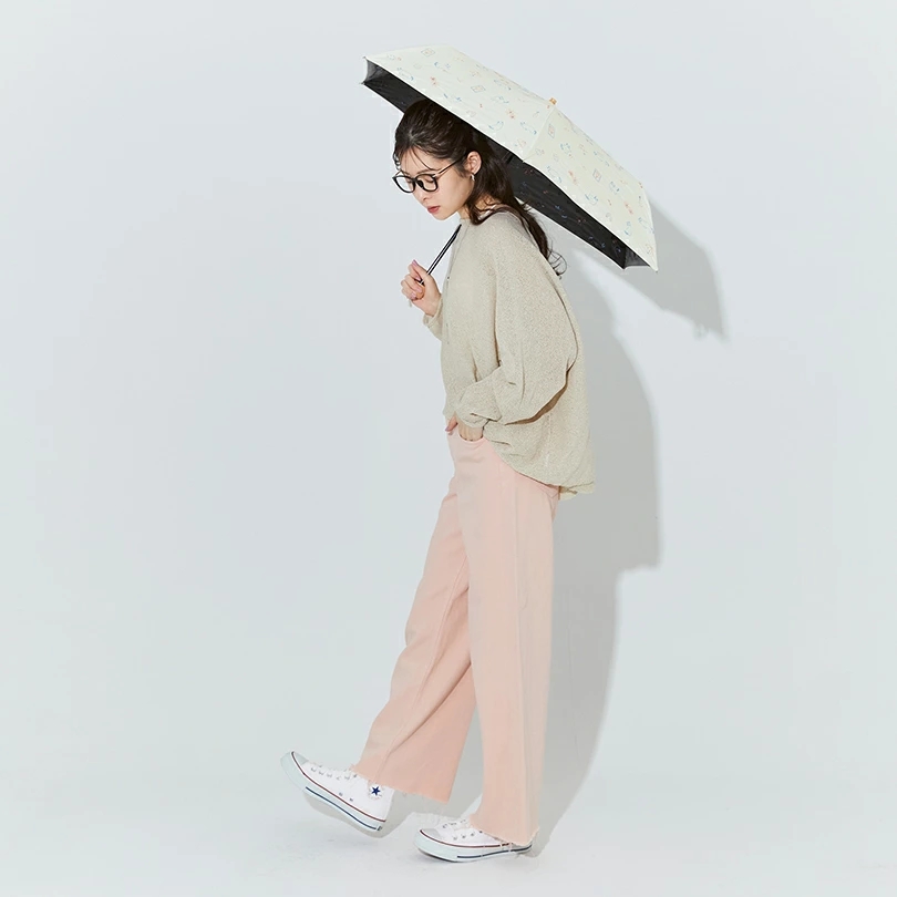 비코즈 일본 양산 써니 캣 토트 백 자외선차단 양우산 because B-096707 이미지 6