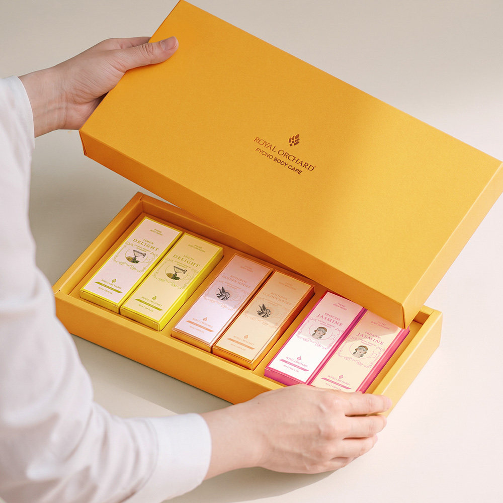 로얄오차드 티테라피 바디로션 바디워시 50ml 6종 선물세트 - 상세 이미지 2