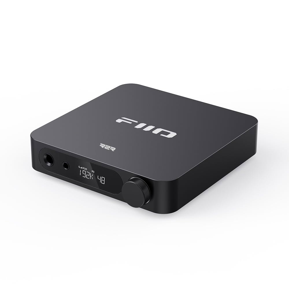 FIIO K11 컴팩트 데스크톱 R2R 아키텍처 DAC 및 헤드폰 앰프(블랙) Black - 상품 이미지