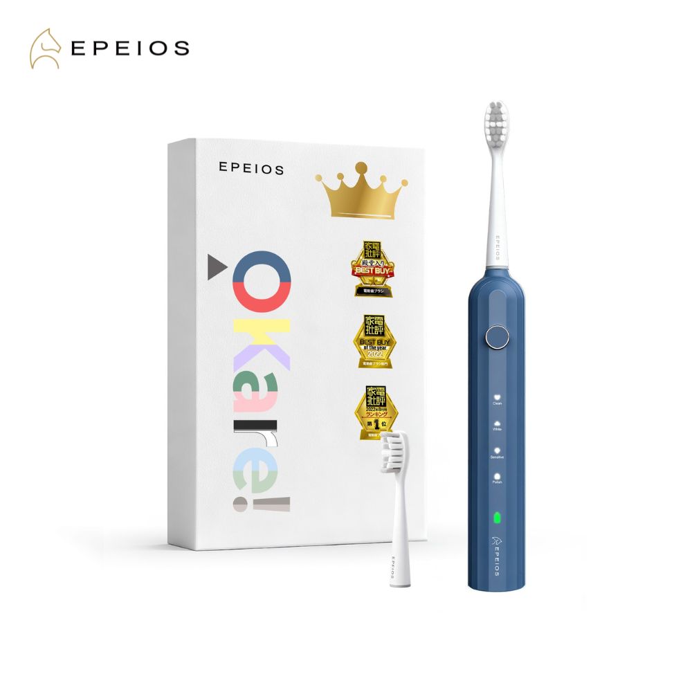 EPEIOS 에페이오스 오케아 음파 전동칫솔 아쿠아 블루 - 상품 이미지