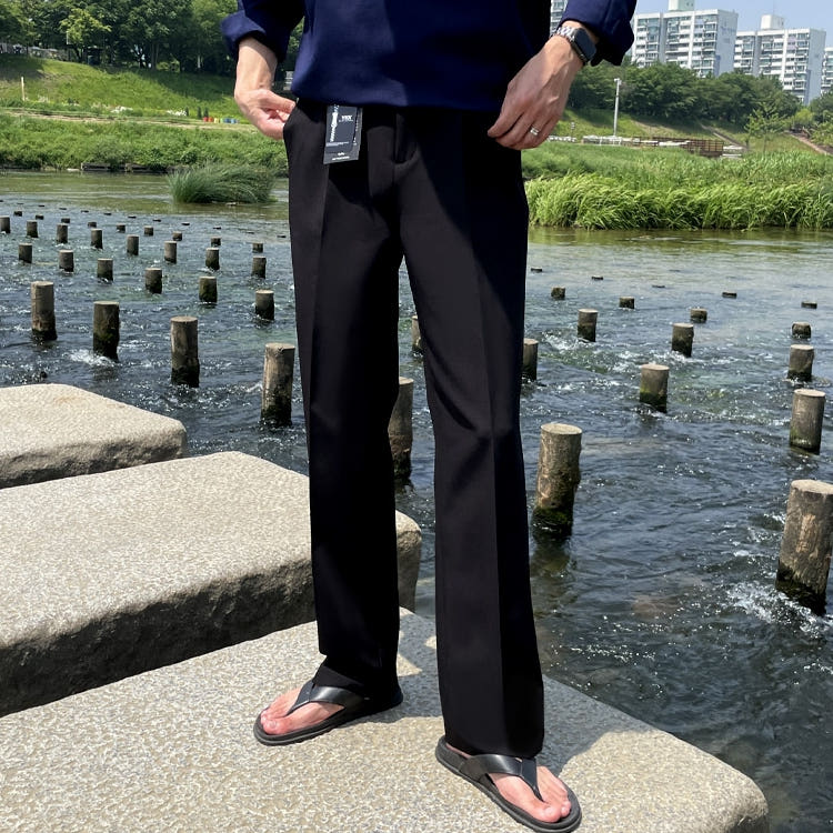 남자 알레 봄 가을 사계절 링클프리 스판 와이드 슬랙스 빅사이즈 가격 비교 피팅남 남자 알레 봄 가을 사계절 링클프리 스판 와이드 슬랙스 빅사이즈