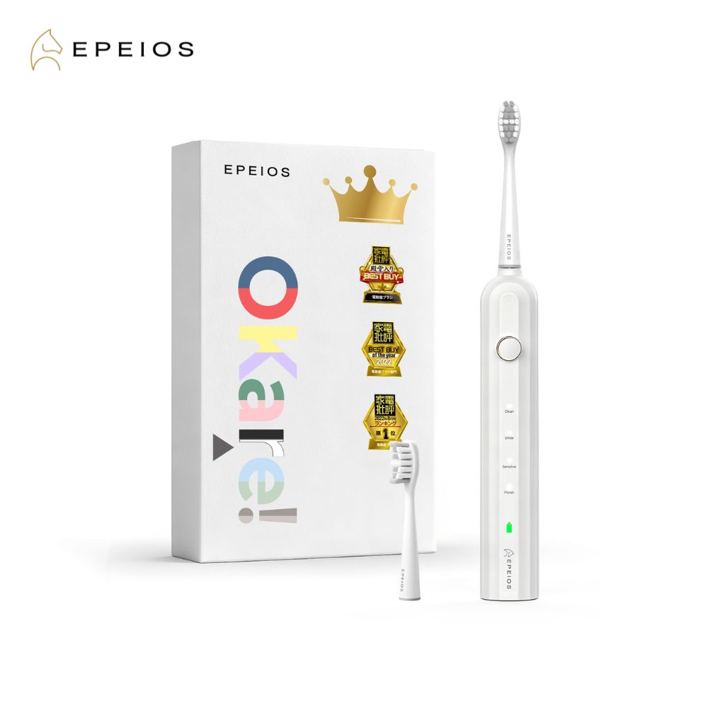EPEIOS 에페이오스 오케아 음파 전동칫솔 퓨어 화이트 - 상품 이미지