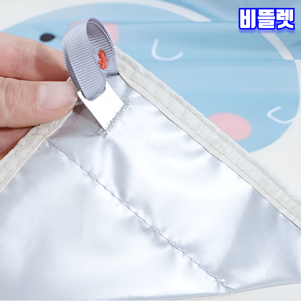 비뜰렛 초미니 돗자리 피크닉매트 바닥고정핀 포함 방수 휴대용 나들이 해변 - 상세 이미지 4
