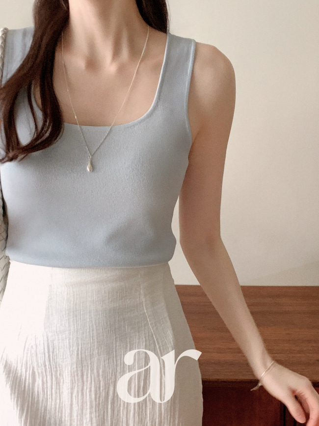 유넥 니트 슬리브리스 나시 nt5537 이미지 3