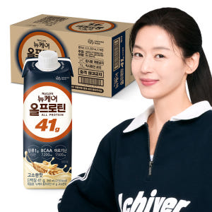 [단백질 41g] 뉴케어 올프로틴 고소한맛 350mL 18팩 단백질음료 맛있게 먹은 솔직 후기 - 상품 이미지 1