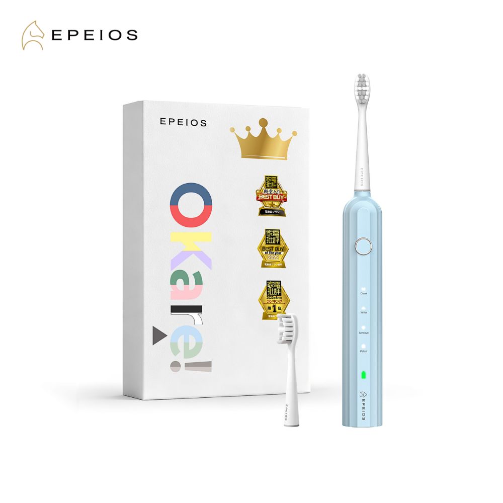 EPEIOS 에페이오스 오케아 음파 전동칫솔 베이비 블루 - 상품 이미지