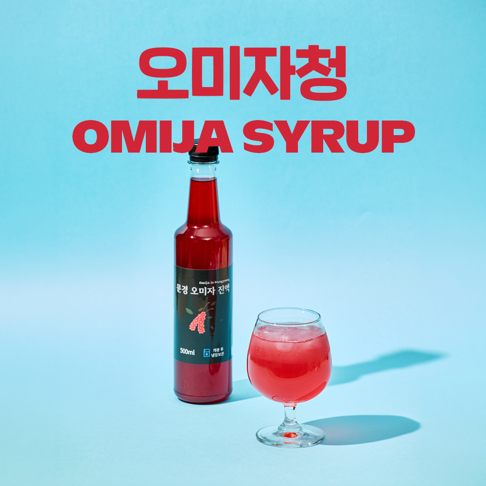 문경 오미자청 3년 저온숙성 국산 발효 원액 1L, 1개 - 상품 이미지