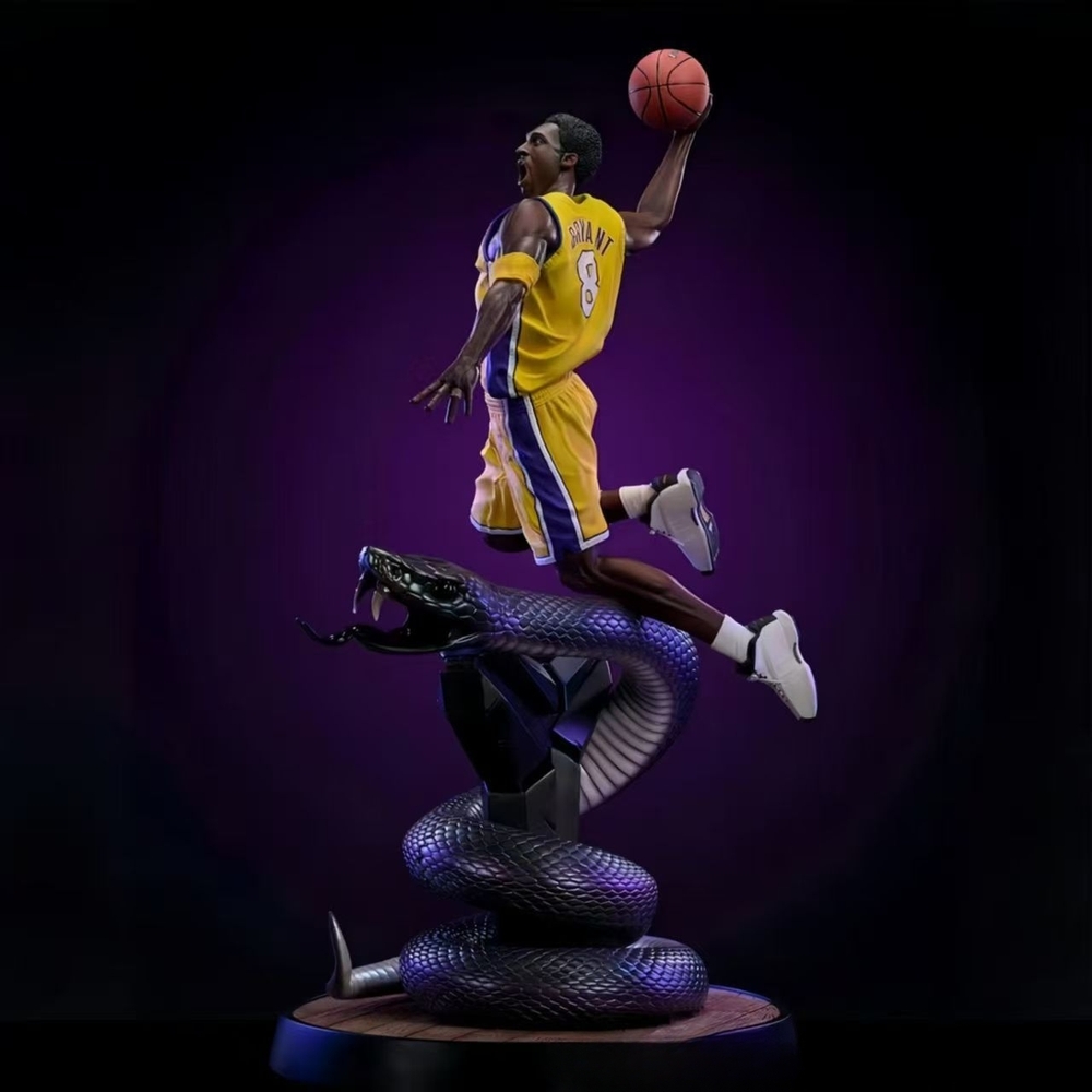 NBA 코비 브라이언트 피규어 38cm 블랙밤바 LA 레이커스 스테츄 소장용 해외판 블랙맘바 코비 38cm - 상세 이미지 3