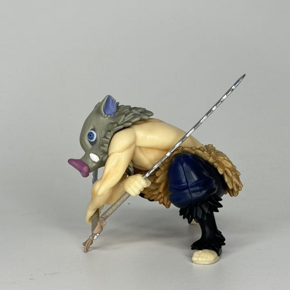 귀멸의칼날 이노스케 피규어 8cm 일륜도 연출 Q버전 소장품 해외판 이노스케 8cm - 상세 이미지 3