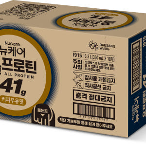 [단백질 41g] 뉴케어 올프로틴 커피우유맛 350mL 18팩 단백질음료 맛있게 먹은 솔직 후기 - 상품 이미지 4