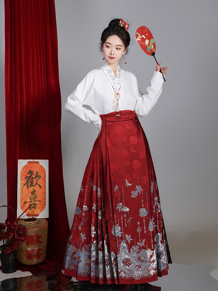 철릭 저고리 바지 긴팔 법복 남자 어른생활한복 개량면한복 절복 개량한복 남성 여름 세트 빨강꽃 L - 상세 이미지 5