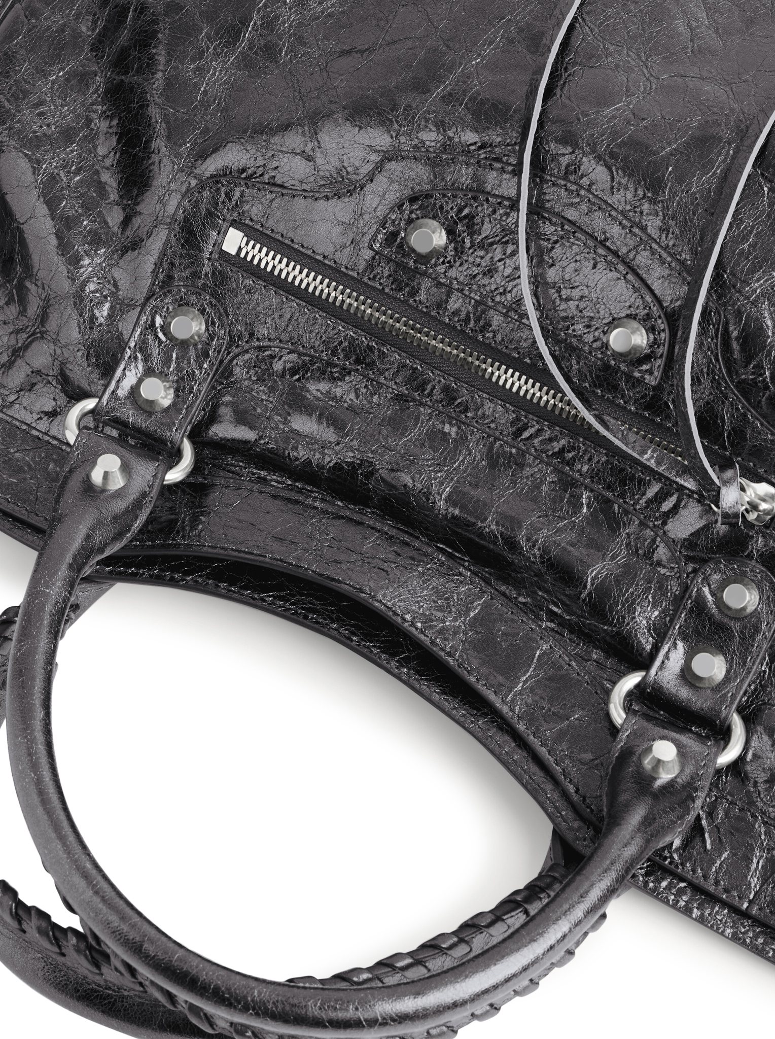 발렌시아가 여성 토트 가방 FW26 그레이 8230582AA9R1314 STEEL 이미지 7