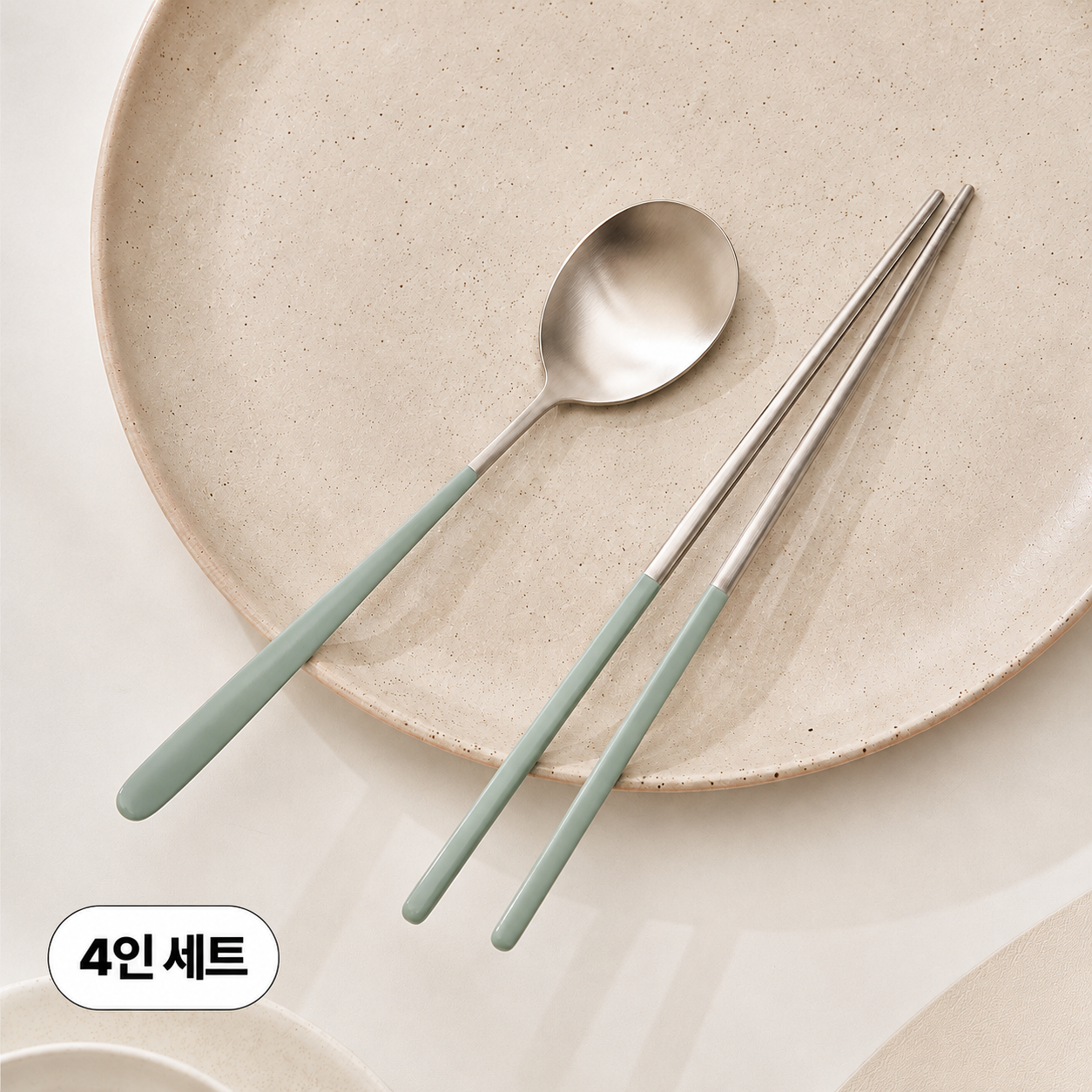 라우엘 커트러리 구르메 4인 스텐 수저세트 숟가락 젓가락 한식 이미지 6