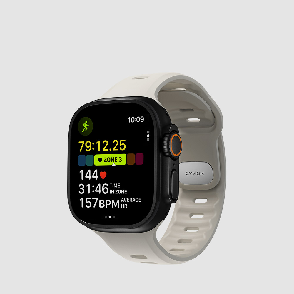 노마드 스포츠 스트랩 템포 40 41 44 45 운동 러닝 애플워치, 49mm, 드리프트 우드 - 상세 이미지 2
