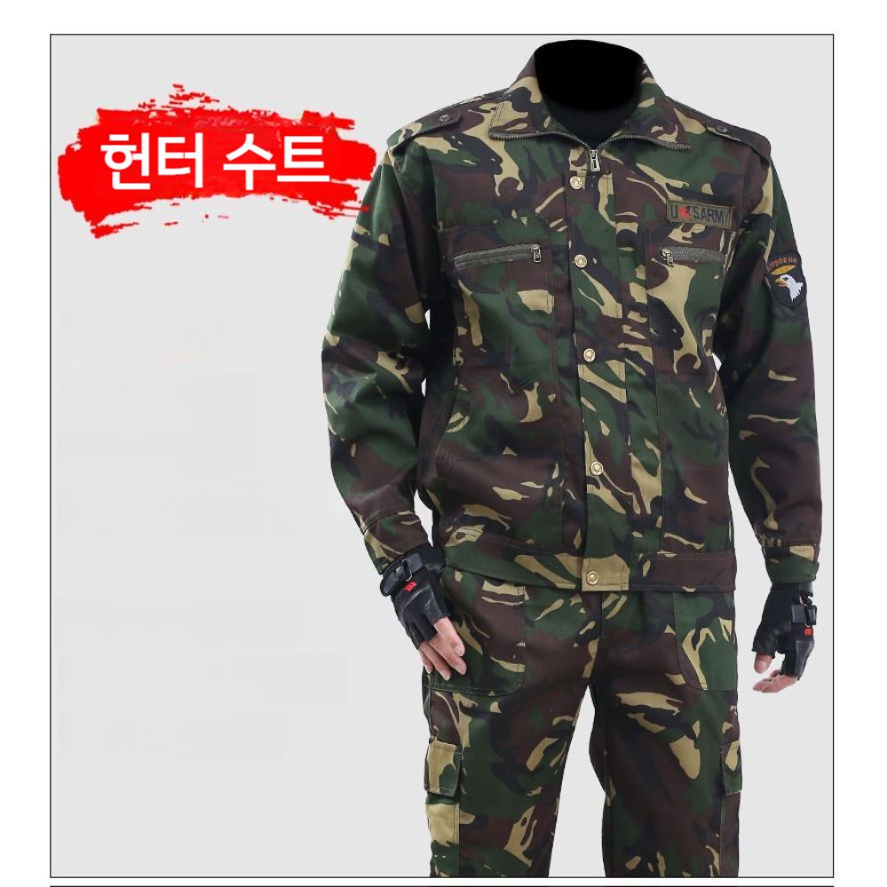 위장 건설 파이썬 현장 단체복 작업복 노동자 유니폼 세라복 졸업사진 세트 네이비 반팔 병원 - 상세 이미지 2