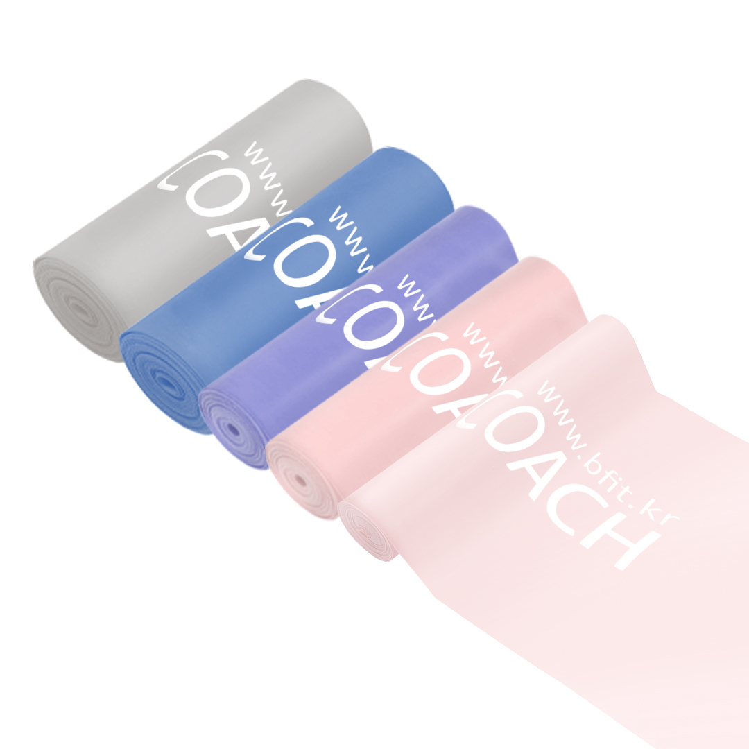 비핏 스트레칭밴드 2단계 샤이핑크 초급용 0.3mm 고무 헬스 탄력 필라테스 요가 운동 스포츠 이미지 7